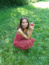 Elora dress with polka dots - Red