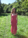 Elora dress with polka dots - Red