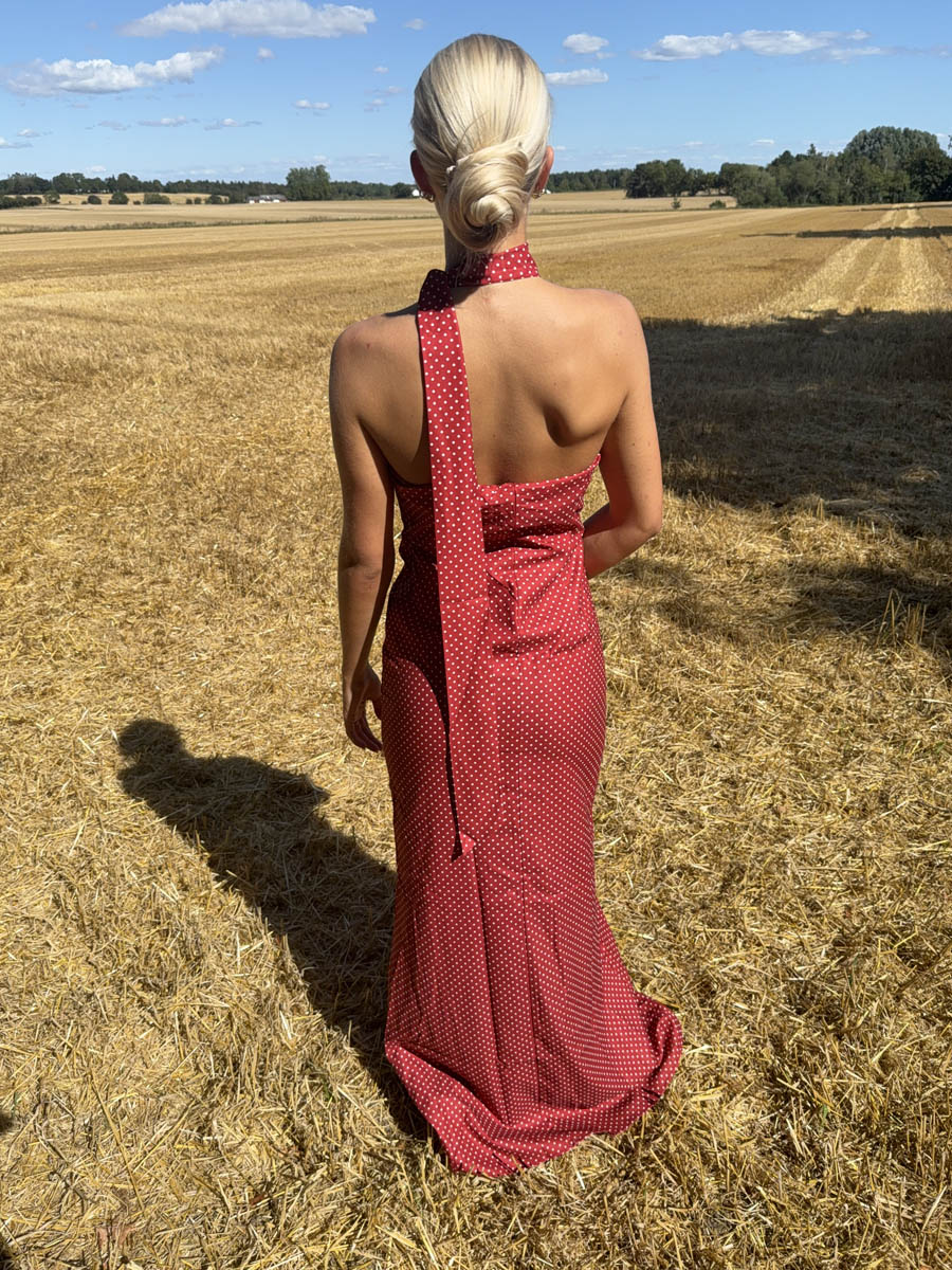 Taia maxi dress - Red