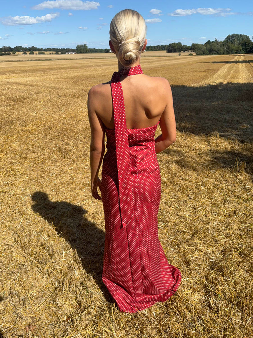 Taia maxi dress - Red