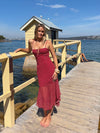 Elora dress with polka dots - Red