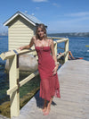 Elora dress with polka dots - Red