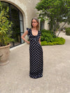Luvana dress with polka dots – Black/white