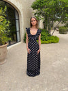 Luvana dress with polka dots – Black/white
