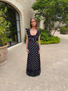 Luvana dress with polka dots – Black/white