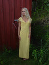 Romilly dress with small dots – Yellow/Black