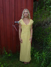 Romilly dress with small dots – Yellow/Black