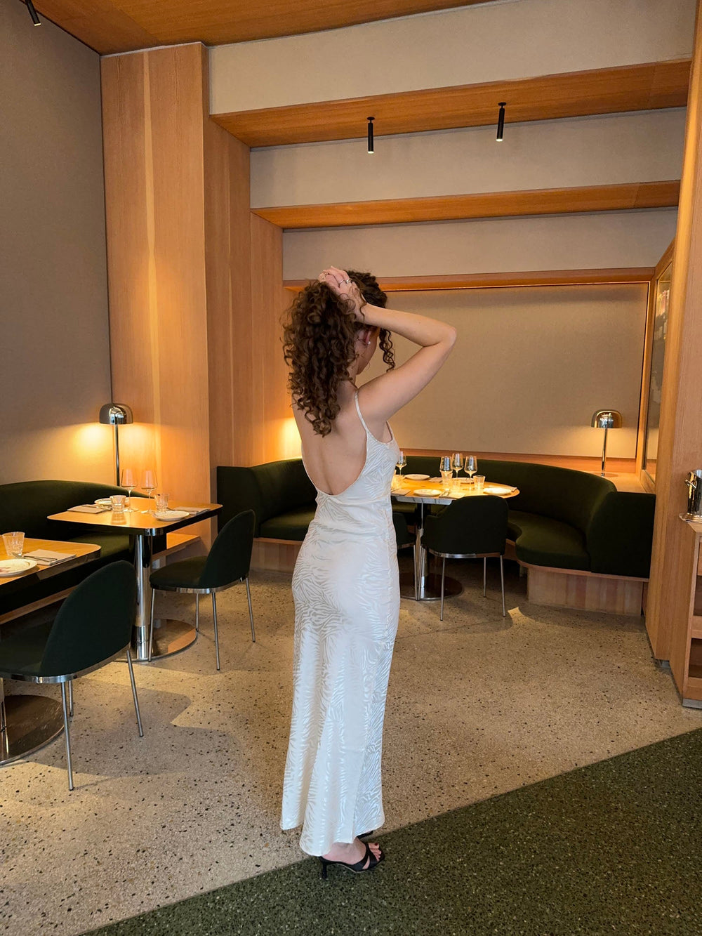 Donnia silk maxi dress - Off white