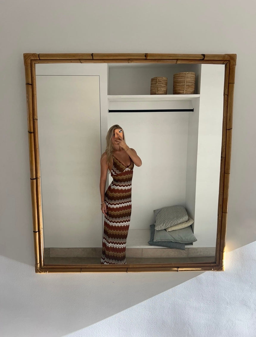 Nora dress with pattern - Multicolored