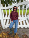 Faye short trenchcoat - Bordeaux