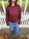 Faye short trenchcoat - Bordeaux