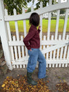 Faye short trenchcoat - Bordeaux