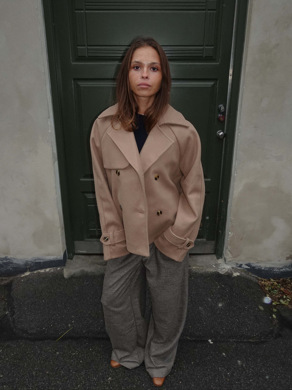 Partricia short trenchcoat - Beige