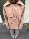 Partricia short trenchcoat - Beige