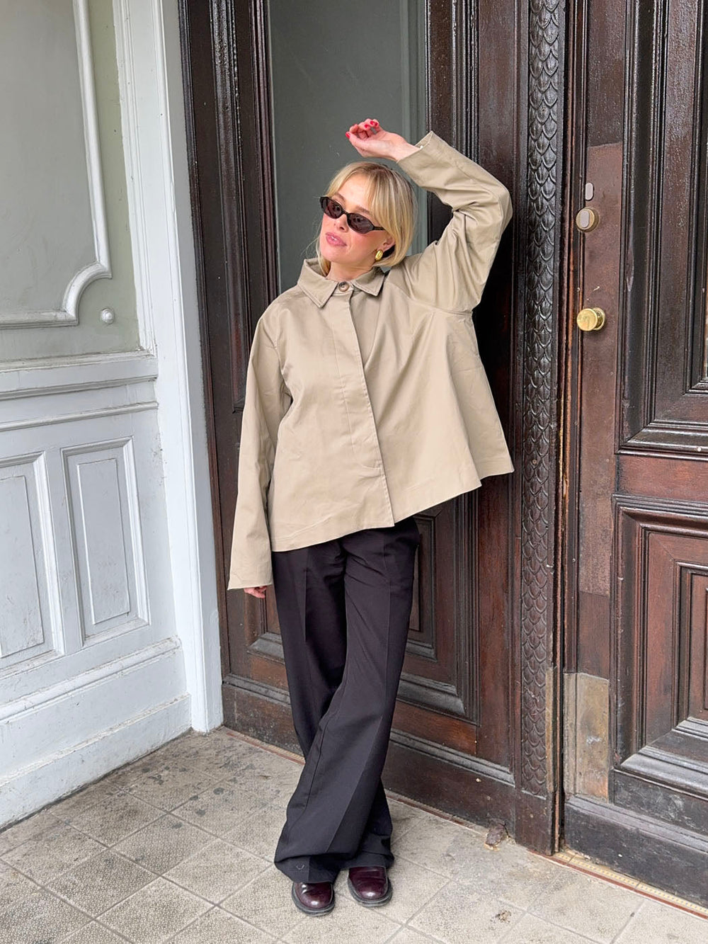 Monica short trenchcoat - Beige