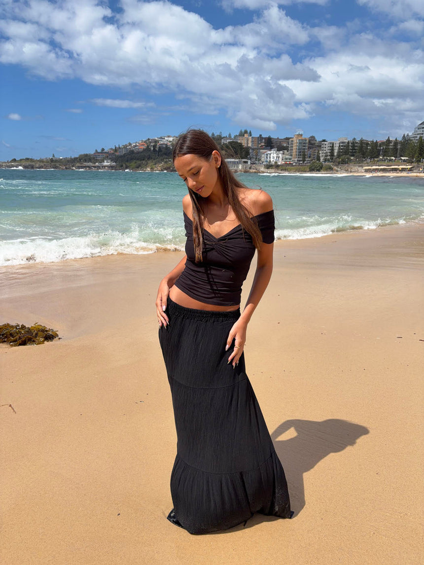Kiera maxi skirt - Black