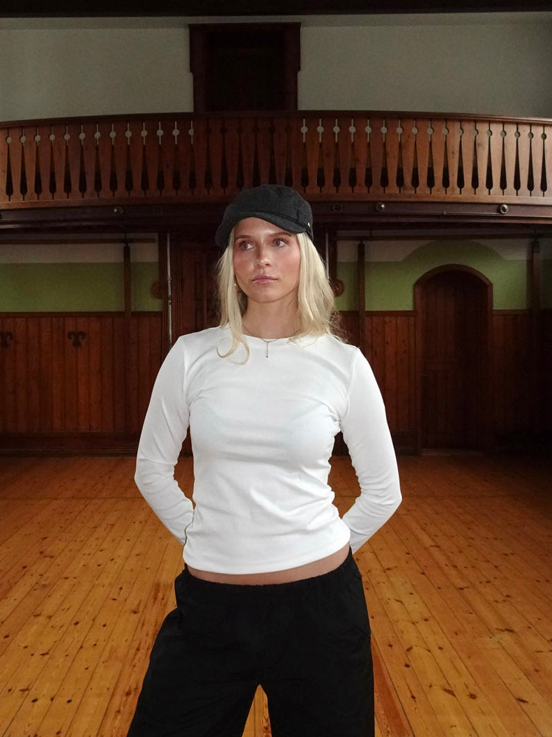 Carli longsleeve blouse - White