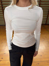 Carli longsleeve blouse - White