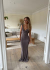 Flora maxi dress - Taupe