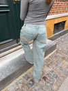 Tuva Low-Rise Jeans - Light Denim