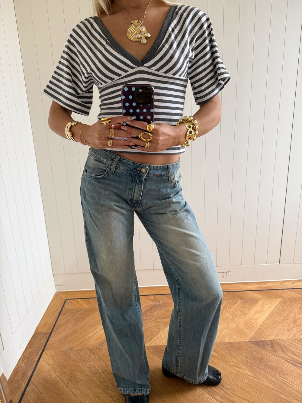 Scandivv low waisted jeans - Light denim