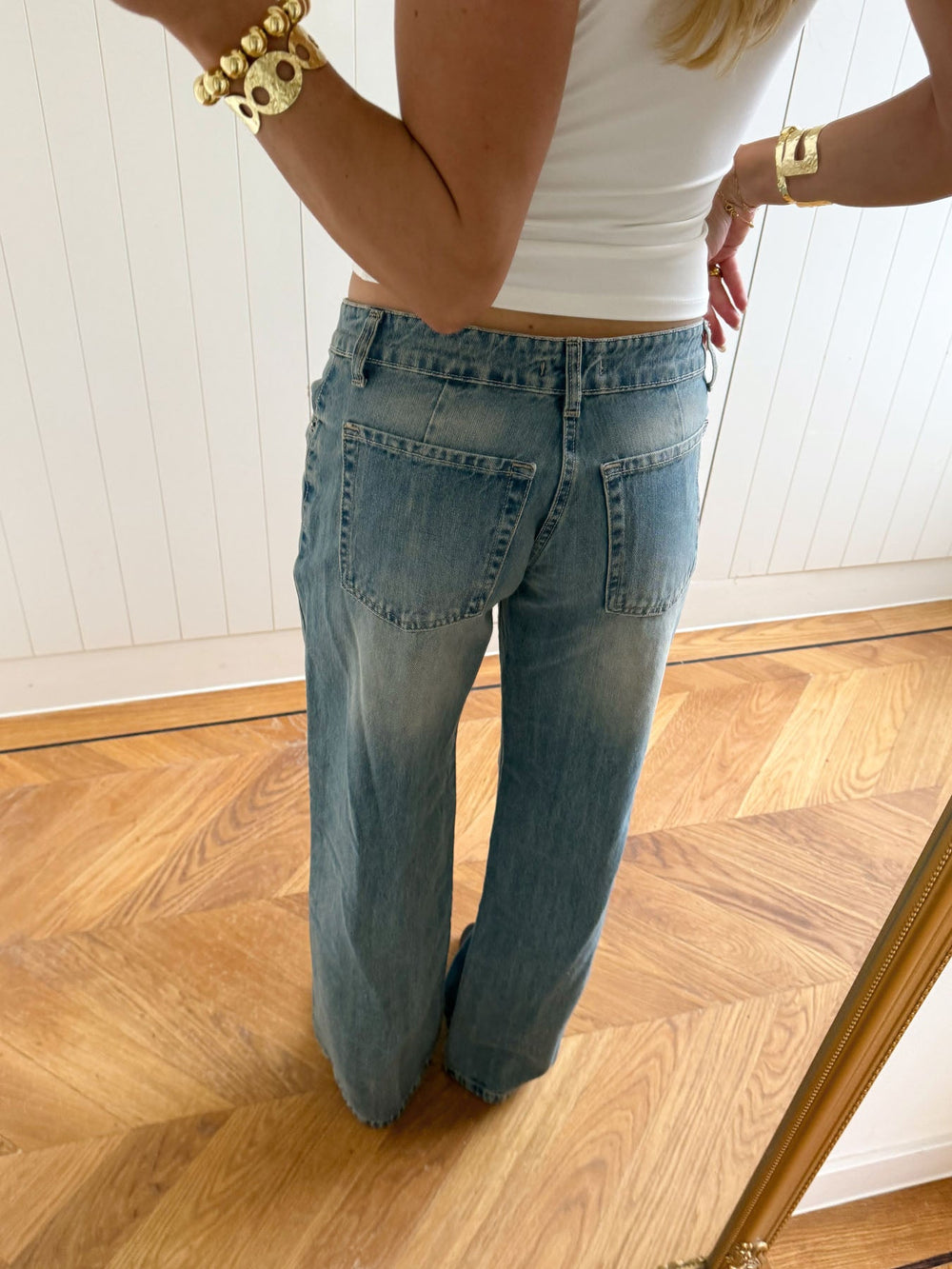 Scandivv low waisted jeans - Light denim