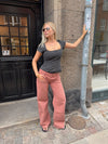 Audrena low waisted jeans - Orange