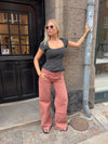 Audrena low waisted jeans - Orange
