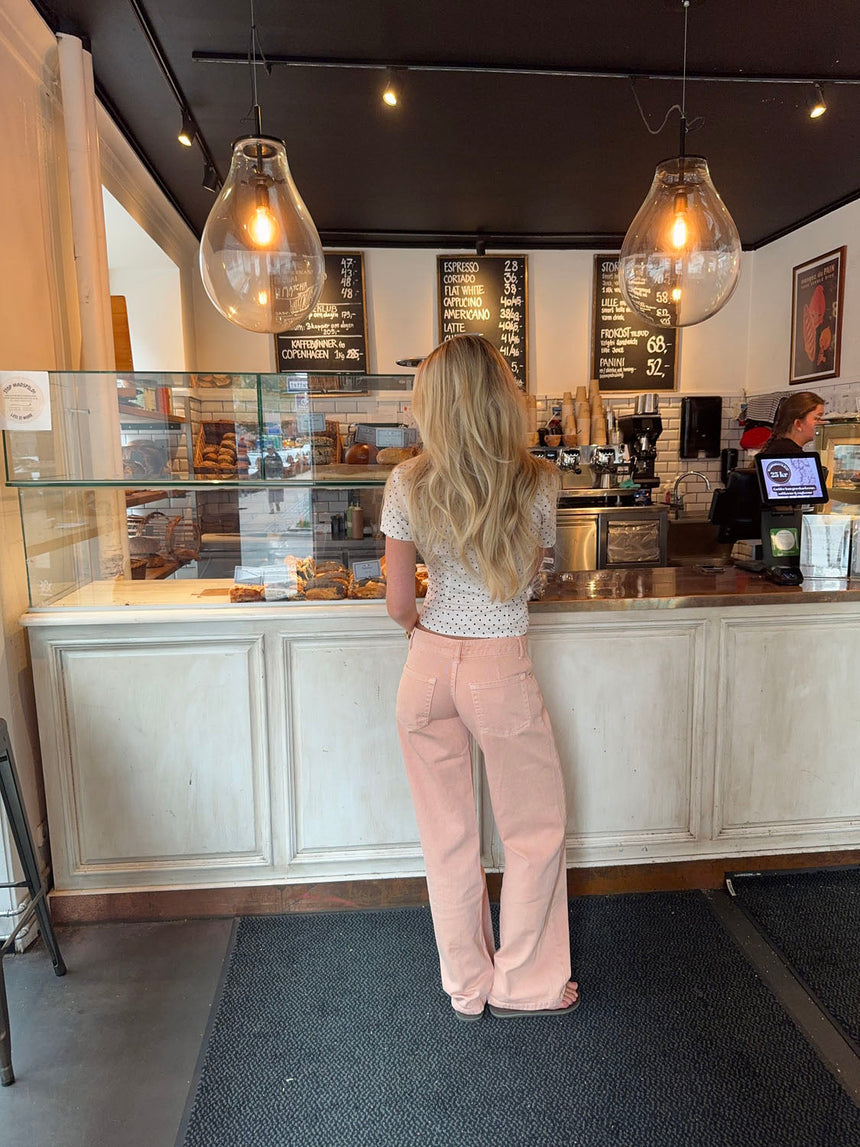 Emmaline low waisted jeans - Orange