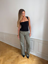 Tuva low waisted jeans - Khaki