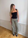 Tuva low waisted jeans - Khaki