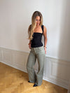 Tuva low waisted jeans - Khaki