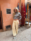 Audrena low waisted jeans - Yellow