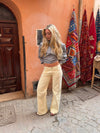 Audrena low waisted jeans - Yellow