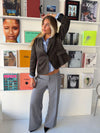 Anna Olympia low waisted suit pants - Grey
