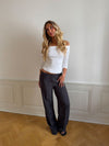 Kienna low-waisted suit pants - Grey