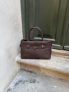 Lou small handbag with details - Brown