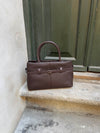 Lou small handbag with details - Brown