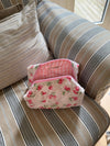 Honey small toiletry bag – Pink with strawberries