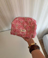 Honey small toiletry bag – Pink with print