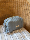 Honey small toiletry bag – Dusty blue