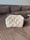 Honey large toiletry bag with pattern - Beige
