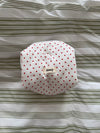 Honey small toiletry bag with polka dots – White/red