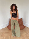 Famma loose pants - Light green