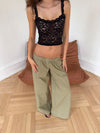 Famma loose pants - Light green
