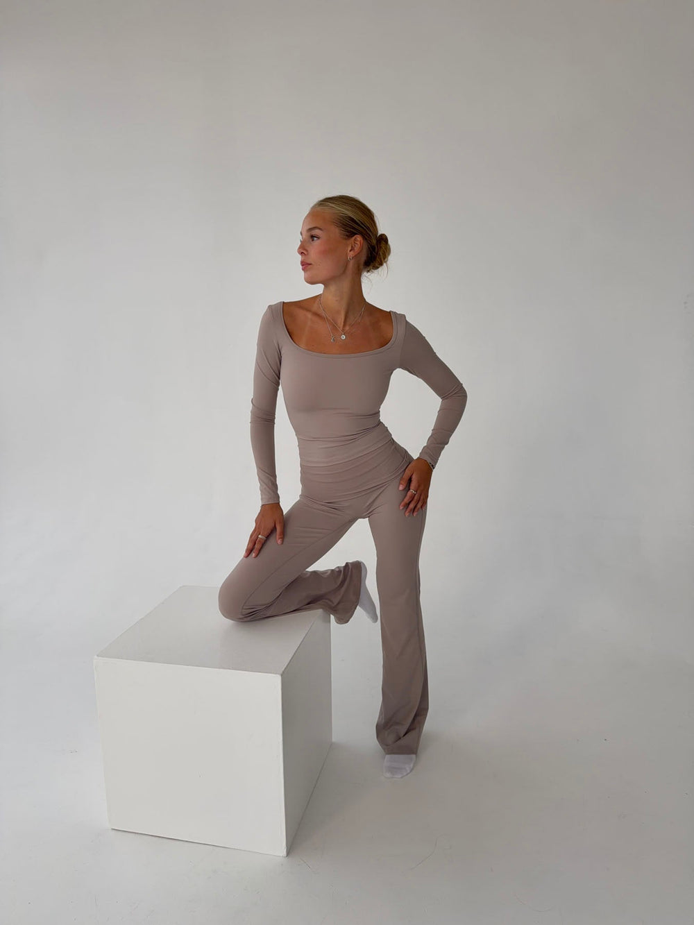 Clarity longsleeve blouse - Ash