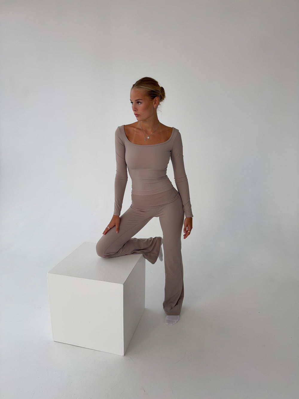 Clarity longsleeve blouse - Ash