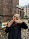 Fluffy mittens - Taupe