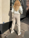 Matilde W linen pants - beige