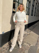 Matilde W linen pants - beige